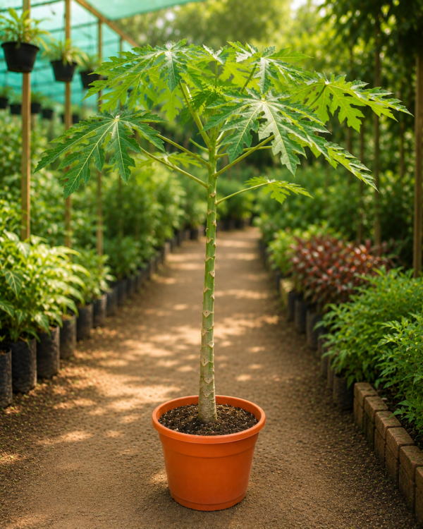 Papaya Plant – Tropical Fruit-Bearing Garden Plant